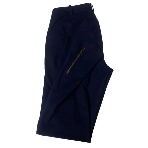 Lauren Ralph Lauren Womens Navy Slim Fit Pants Size 8 - Picture 9 of 10